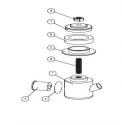 RAK Compact Exposed Urinal Spreader