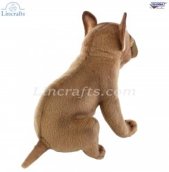 Soft Toy Dog, French Bulldog Sitting by Hansa (20cm.H) 6596