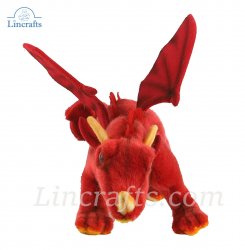 Soft Toy Red Dragon by Hansa (30cm) 5937