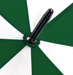 Golf Windproof Umbrella Large Sports Umbrella Green & White  Golfing Umbrella