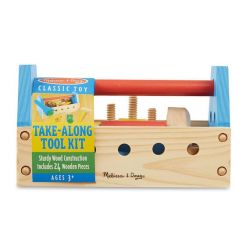 Melissa & Doug Take Along Tool Kit Pretend Play Set