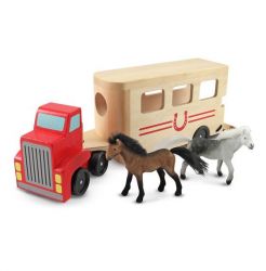 Melissa & Doug Wooden Horse Box