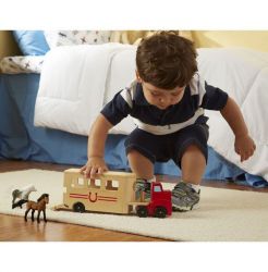 Melissa & Doug Wooden Horse Box