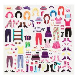 Melissa & Doug Day of Glamour Puffy Sticker Activity Book