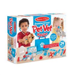 Melissa & Doug Pet Vet Play Set Examine & Treat