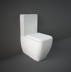 RAK Metropolitan Rimless Close Coupled Back To Wall WC