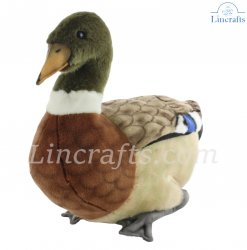 Soft Toy Bird, Mallard Duck by Hansa (34cm) 3601