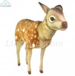 Soft Toy Sika Deer Fawn Standing by Hansa (55cm) 7803