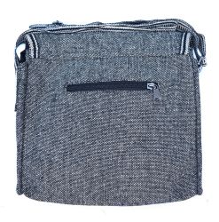 Large Aztec Gheri Cotton Saddle Bag - Grey