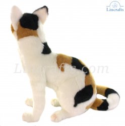 Soft Toy Calico Cat by Hansa (35cm) 7028