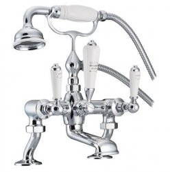 St James Bath/Shower Mixer with Cranked Legs