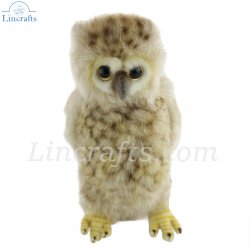Soft Toy Bird of Prey, Screech Owl by Hansa (12cm) 5806