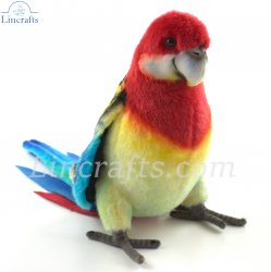 Soft Bird Toy Eastern Rosella Parrot by Hansa (29cm) 8221