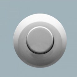 Geberit Pneumatic Stainless Steel Short Wall Palm Push Button Metal With Actuator