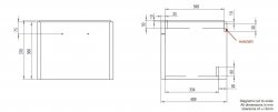 Tavistock Compass 500mm Wall Mounted Unit and Basin - Oxford Blue