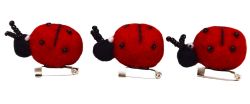 Felt - Brooch - Ladybird
