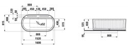 Laufen Sonar Freestanding Bath