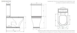 Tavistock Lansdown Short Projection Fully Enclosed Close Coupled WC Pan and Sensor Cistern