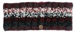 Pure Wool Fleece Lined - Natural Electric Headband - Brick