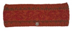 Pure Wool Fleece Lined  - Alpine Headband - Spice