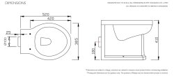 Tavistock Vitoria Back-to-Wall Toilet
