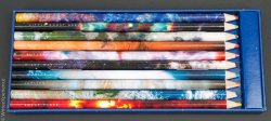 Space Swirls Two-Tone Pencils (10 pencils)