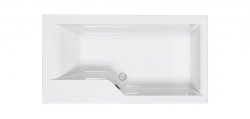 Carron Urban Swing Right Hand 1575 x 850mm Carronite Shower Bath