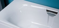 Carron Echelon Double Ended 1800 x 800mm Carronite Bath includes Filler