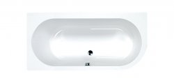 Carron Status 1700 x 800mm Right Hand Asymmetric Carronite Bath