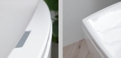 Carron Celsius 1910 x 910mm Carronite Freestanding Bath includes Overflow Filler & Clicker Waste