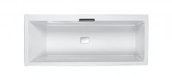 Carron Celsius Single Ended Left Hand 1700 x 750mm Carronite Bath includes Overflow/Filler