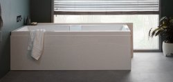 Carron Celsius Single Ended Left Hand 1700 x 750mm Carronite Bath includes Overflow/Filler