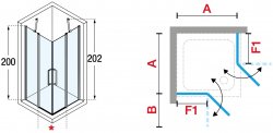 Novellini Young 2.0 A Shower Enclosure