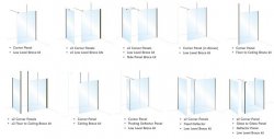 Roman Select 8mm 500mm Wetroom Panel