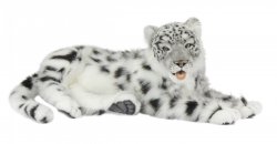 Soft Toy Widcat, Snow Leopard Lying by Hansa (66cm. L) 6999