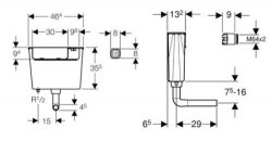 Geberit Low Height Concealed Cistern