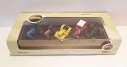 Tractor 5 Piece Set - Massey Ferguson Fordson David Brown Field Marshall Diecast Model 1:76 Scale - Oxford