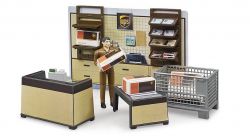 UPS Parcel Shop - Bworld - Bruder 62250 Scale 1:16 - New Release