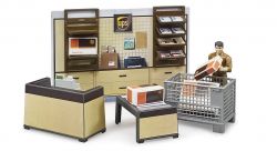 UPS Parcel Shop - Bworld - Bruder 62250 Scale 1:16 - New Release