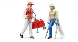 Ambulance Figure & Accessories - Bruder 62710 Scale 1:16