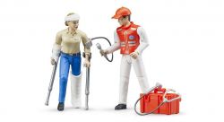 Ambulance Figure & Accessories - Bruder 62710 Scale 1:16