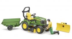 John Deere X949 Lawnmower Tractor & Figure - Bruder 62104 Scale 1:16