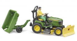 John Deere X949 Lawnmower Tractor & Figure - Bruder 62104 Scale 1:16