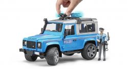 Land Rover Defender Police Car & Figure - Bruder 02597 Scale 1:16