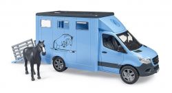 Mercedes Benz Sprinter Horse Transporter - Bruder 02674 Scale 1:16 NEW RELEASE