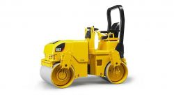 CAT Asphalt Drum Compactor Roller - Bruder 02433 Scale 1:16