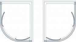 Lakes Valmiera Offset Quadrant Shower Enclosure