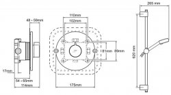 Mira Minilite BIV Shower Mixer