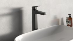 Ideal Standard Ceraplan Silk Black Single Lever Tall Vessel Basin Mixer