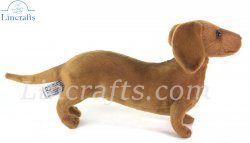 Soft Toy Dachshund Dog by Hansa (24cm) 7457